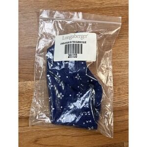 Longaberger Fabric Liner for Stuck on You Basket in Classic Blue 289333 NEW